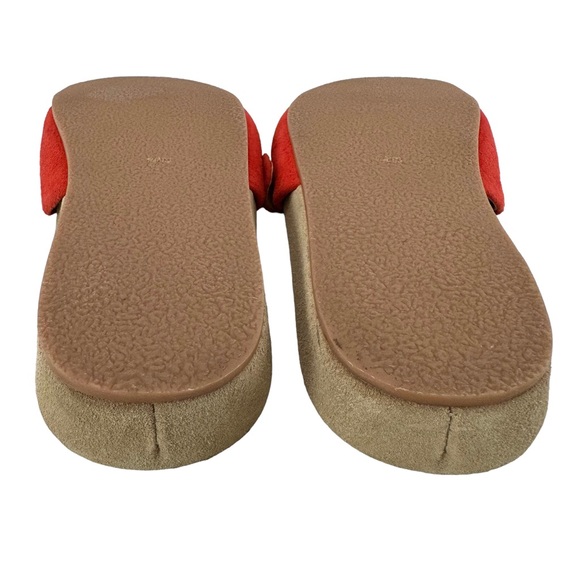 Jack Rogers Dorothy Bow Suede Slides Size 7.5M - Picture 11 of 16